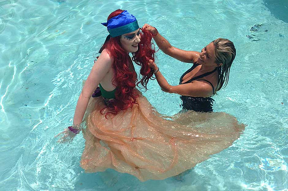 Getting wet